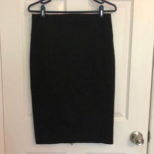 Black pencil skirt